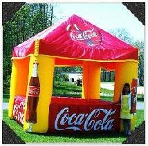 Corporate Inflatable Tradeshow Booth Ad Promotion Product Sample Kiosk
