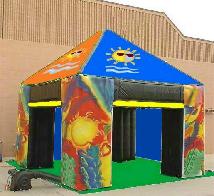 Custom Inflatable Tradeshow Booth Corporate Kiosk