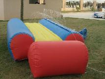 World's Longest Inflatable SlipNSlide WaterSlide Slip and Slide