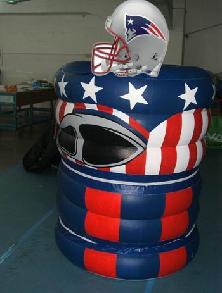 Football Inflatable Game Player Bumpers Promotions